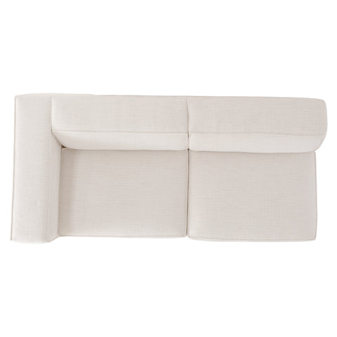 Bliss Fabric Left Arm Loveseat