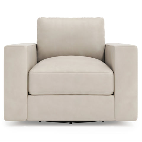 Dawkins Leather Swivel Chair