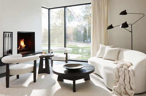 Elle Fabric Sofa Without Pillows
