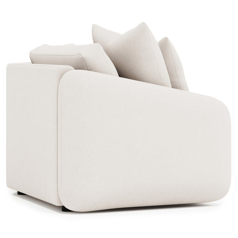 Soleil Fabric Left Arm Loveseat