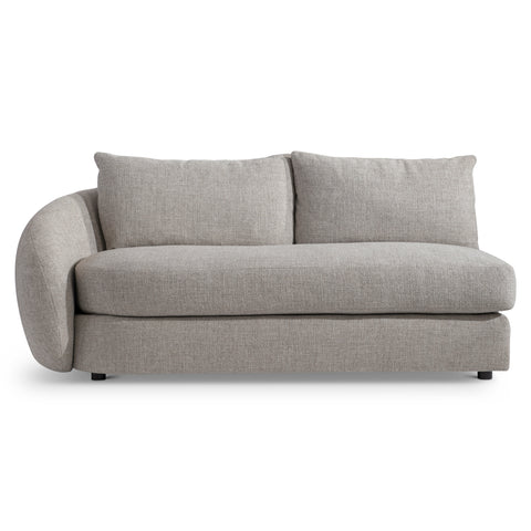 Moretti Fabric Left Arm Loveseat