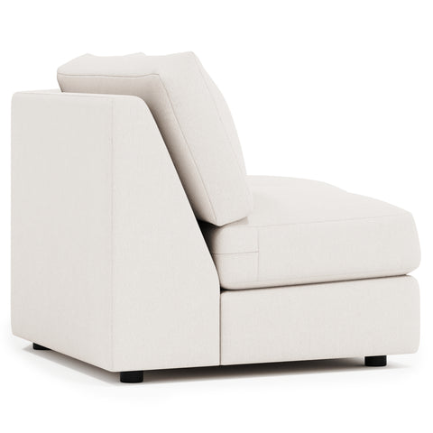 Soleil Fabric Armless Loveseat
