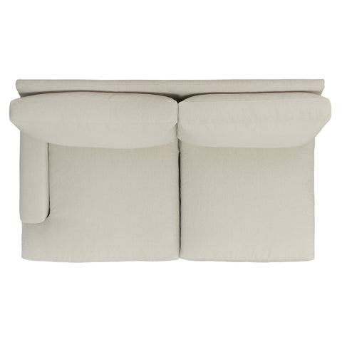 Mila Fabric Left Arm Loveseat