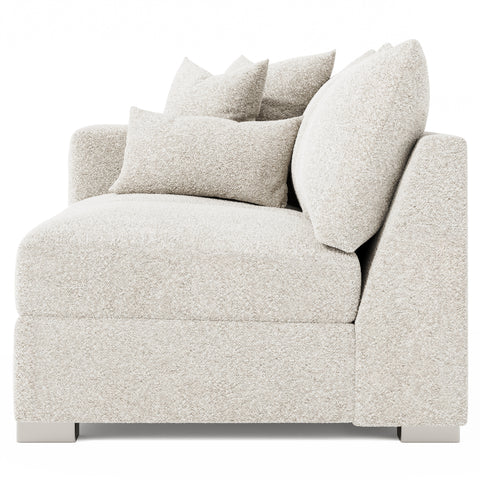Helena Fabric Left Arm Loveseat