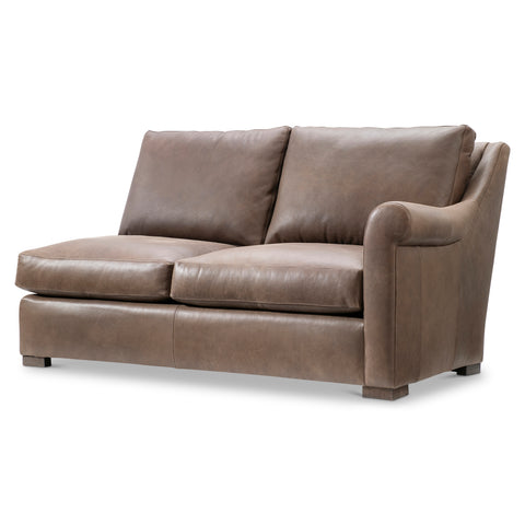 Keirnan Leather Right Arm Loveseat