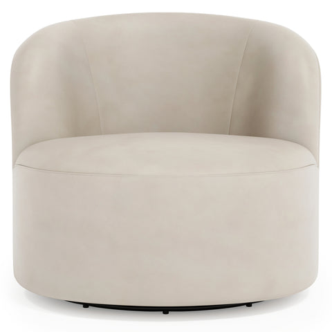 Elle Leather Swivel Chair