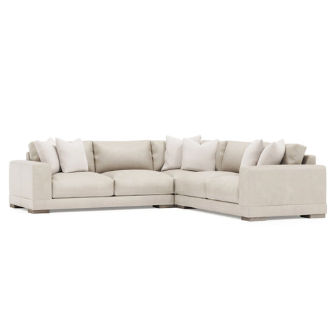 Lars Leather Sectional — Made to Order