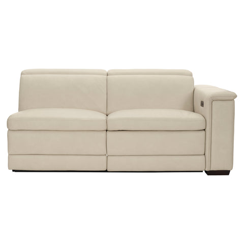 Lioni Leather Right Arm Power Motion Loveseat