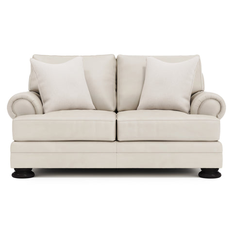 Foster Leather Loveseat