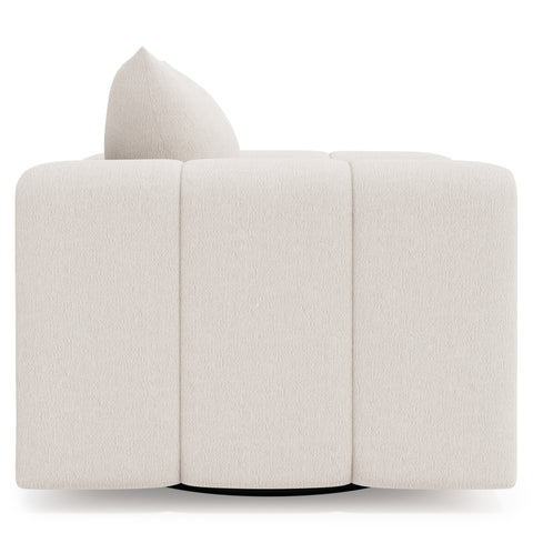 Vista Fabric Swivel Chair Without Pillows