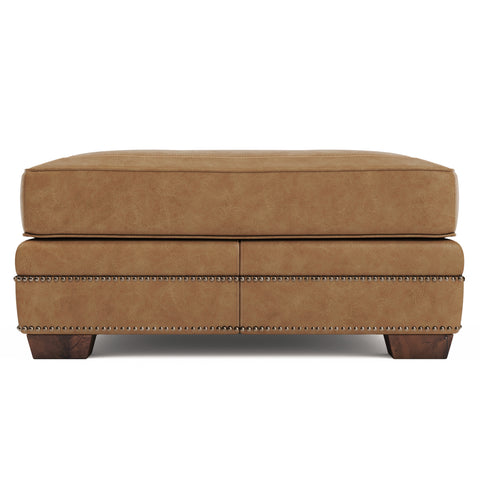 Grandview Leather Ottoman