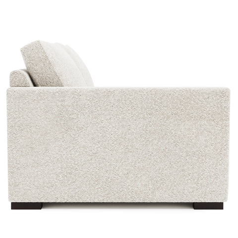 Nicolette Fabric Left Arm Loveseat