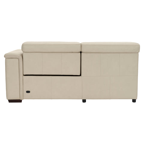 Lioni Leather Right Arm Power Motion Loveseat