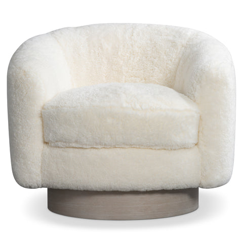 Camino Shearling Swivel Chair