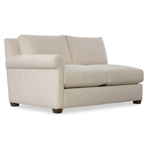 Barnes Fabric Left Arm Loveseat