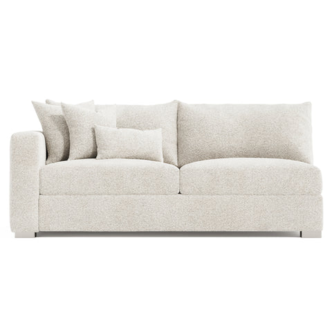 Helena Fabric Left Arm Loveseat