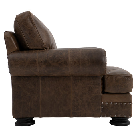Foster Leather Chair Without Pillows