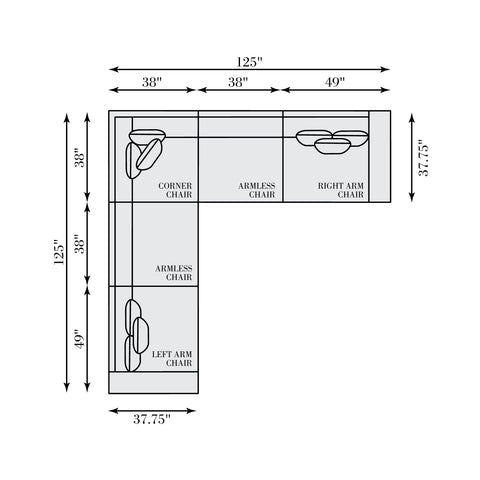 Vista Fabric Sectional
