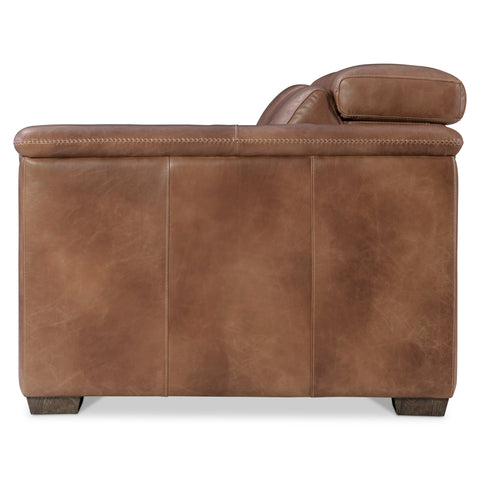 Lioni Leather Right Arm Power Motion Loveseat