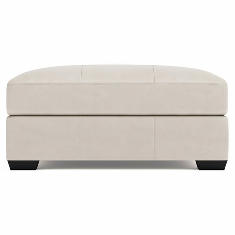 Dawkins Leather Ottoman