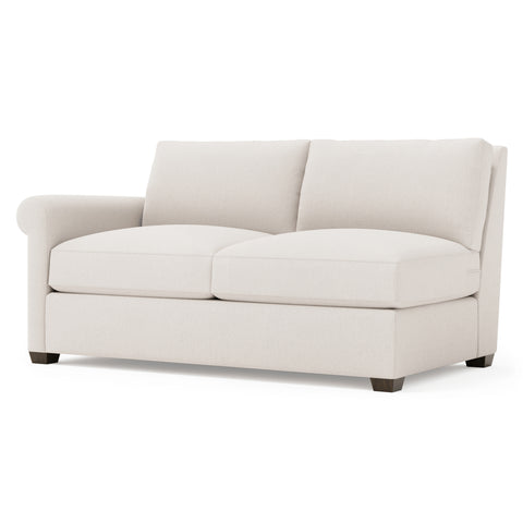 Barnes Fabric Left Arm Loveseat