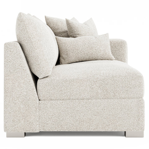 Helena Fabric Right Arm Loveseat