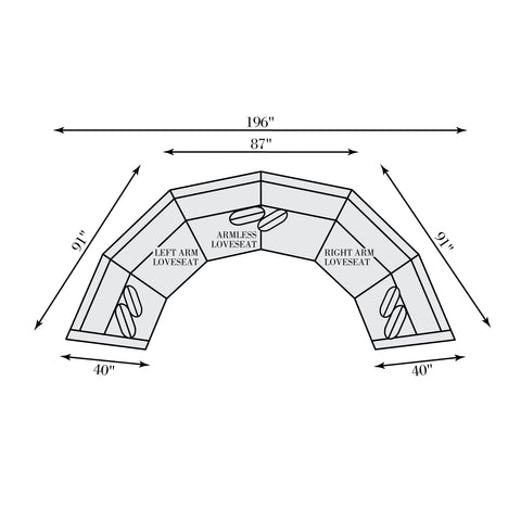 Soleil Fabric Sectional