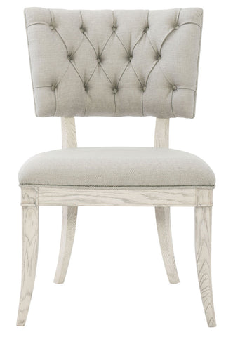 Bernhardt Domaine Blanc Button Tufted Side Chair