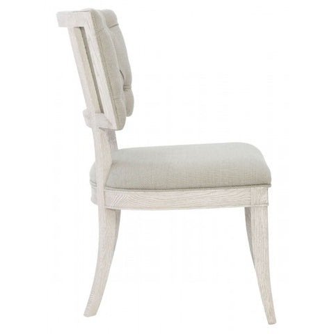 Bernhardt Domaine Blanc Button Tufted Side Chair