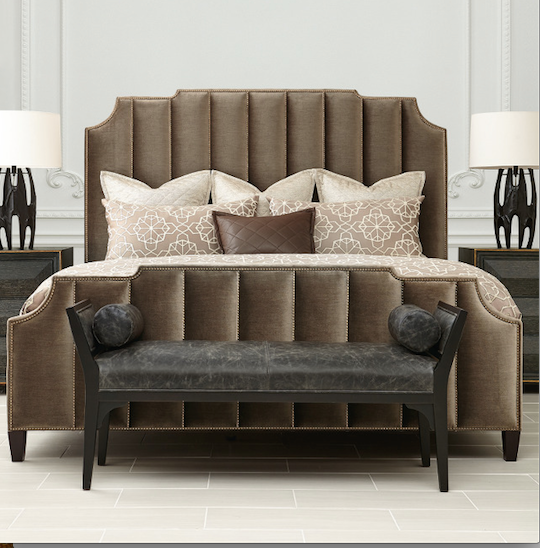 Bayonne upholstered bed deals