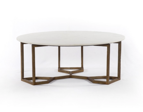 Four Hands Naomi Coffee Table Marble